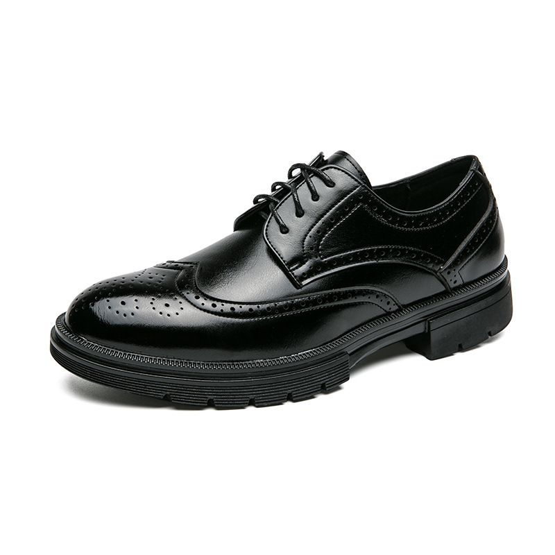 Mocassini formali da uomo in pelle, stile brogue, intagliati, taglie grandi, 38-46, primavera-autunno_voghion.com