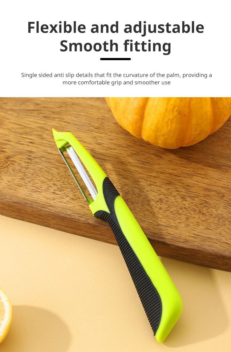 Antislip handvat dunschiller, dunschiller, magisch gereedschap, meloen, aardappel, fruit, schraper, keukengroente gereedschap accessoires_voghion.com