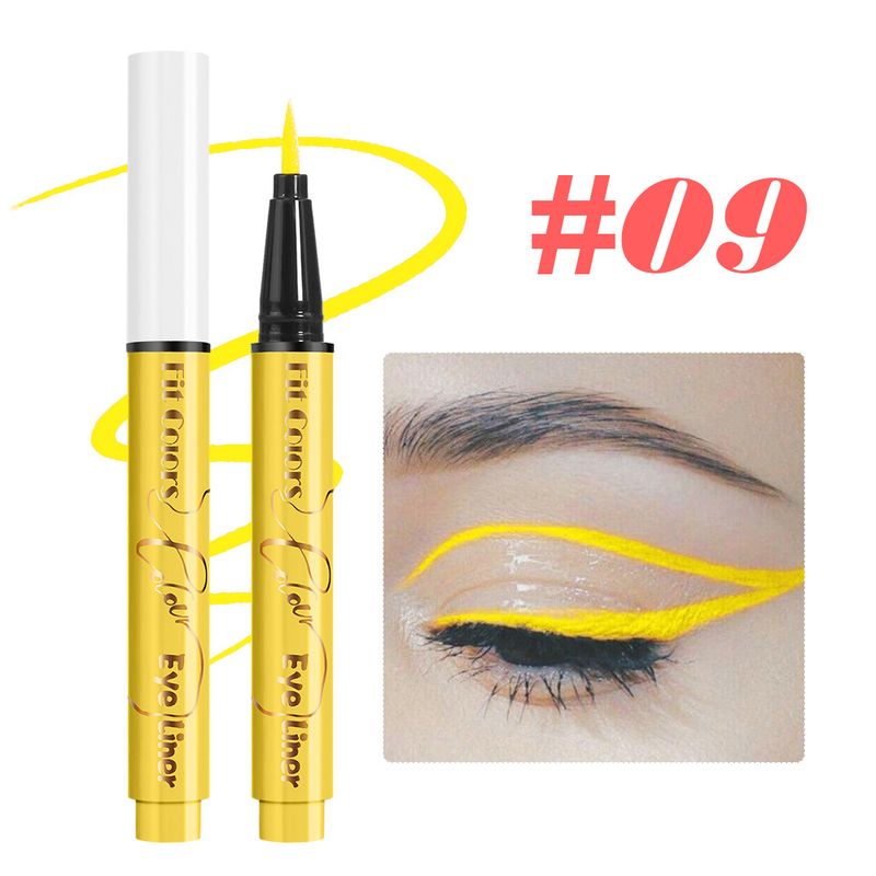 Fit Colors12 Color UV Fluorescent Eyeliner Face Body Paint Pen Stage Party Waterproof_voghion.com
