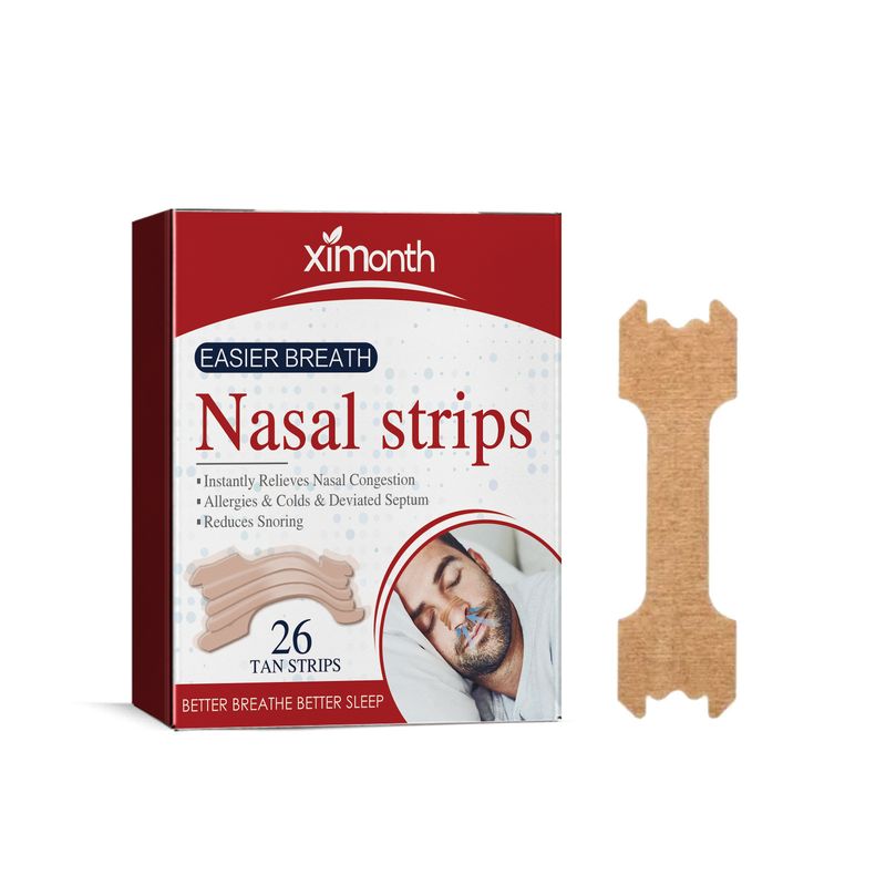 XiMonth Nursing Nose Strips, Bad Sleep At Night, Snoring, Snoring Care Nose Strips_voghion.com
