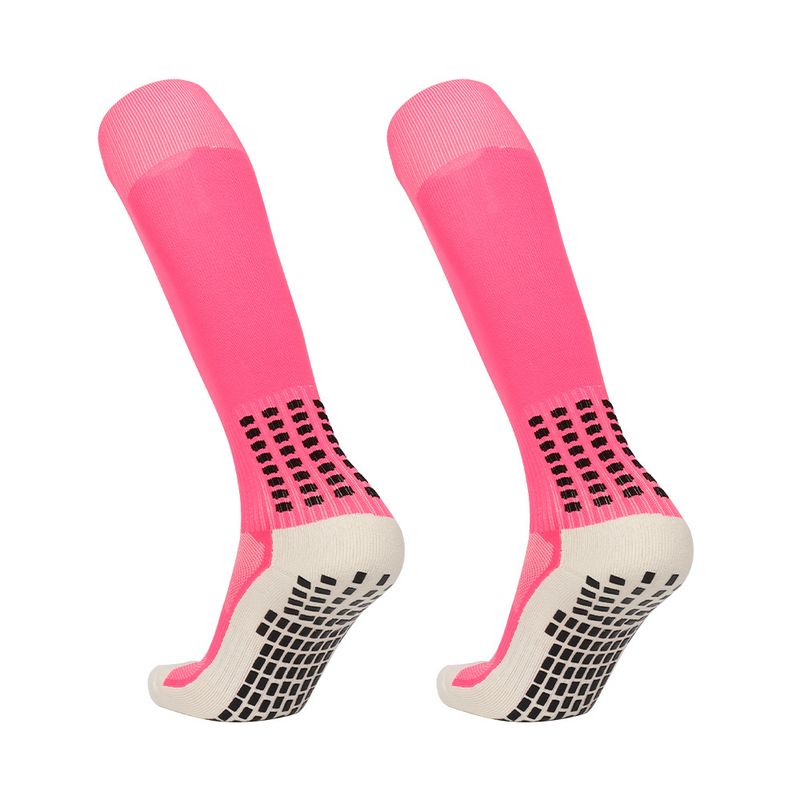 Herrensocken mit zwei Wölfen, gepunktete Socken, rutschfeste Herren-Fußballsocken, mittlere Röhre, lange Röhre, dickes Deodorant, verschleißfeste Sportsocken mit Handtuchunterseite_voghion.com