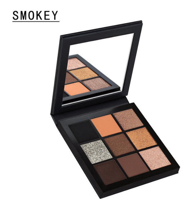 Nowy 9-kolorowy cień do powiek Perłowy cień do powiek Smoky Eye, dziewięciokolorowy diamentowy pojemnik na cienie do powiek_voghion.com