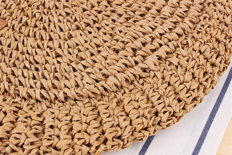 Borsa a tracolla grande in morbida paglia intrecciata a mano Borsa a tracolla Boho con manico in paglia Borsa da spiaggia estiva retrò Borsa in rattan_voghion.com
