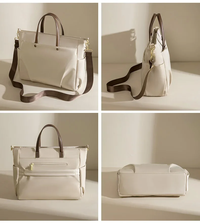 Borsa a mano Borsa per laptop Donna Semplice Moda Grande capacità Cartella Alta qualità Borsa a tracolla Borsa a tracolla Design di nicchia Borsa tote_voghion.com