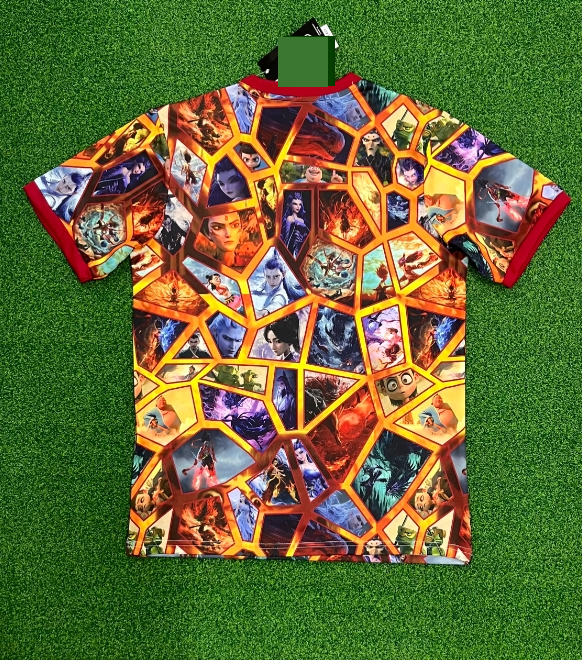 2526 Japanese Nezha Graffiti Edition European Home Jersey_voghion.com