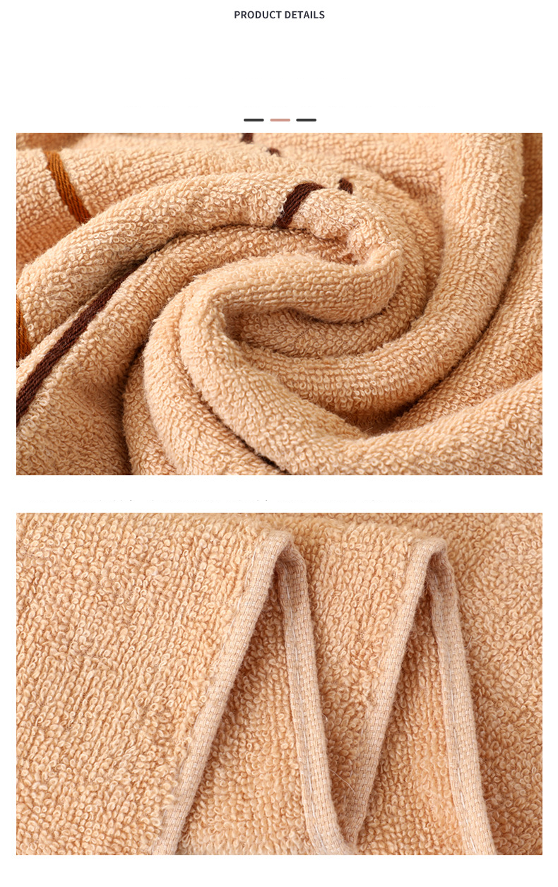 Cotton Bath Towels - Multi-Color, Soft & Quick-Drying, For Hotel/Hotel/B&B/Salon, Home Use, Gift-Grade_voghion.com