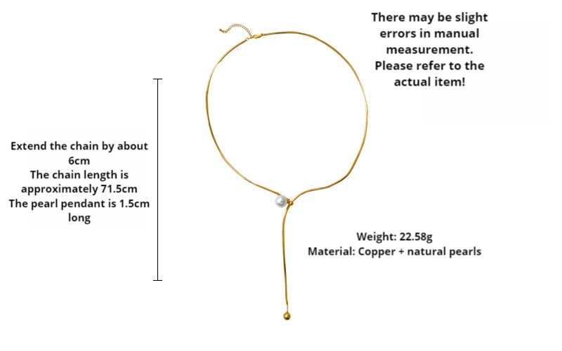 Collana da donna realizzata in vero oro 24 carati galvanizzato con rame e perle naturali_voghion.com