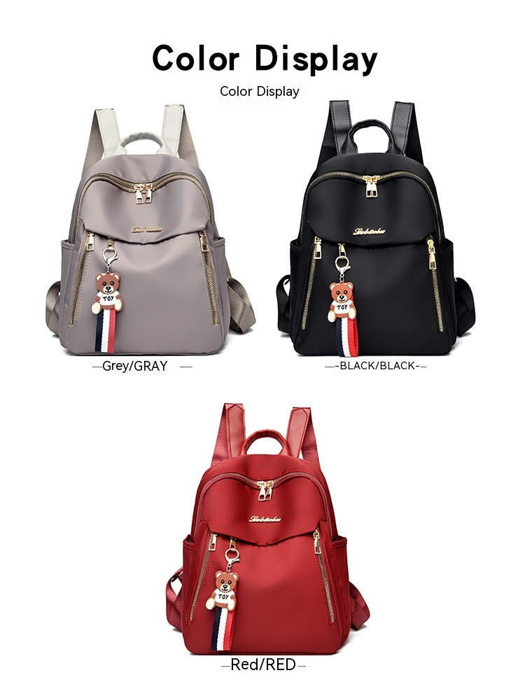 Mochila nueva versión coreana, versátil y ligera, mochila para estudiantes universitarios, mochila de viaje informal de gran capacidad_voghion.com