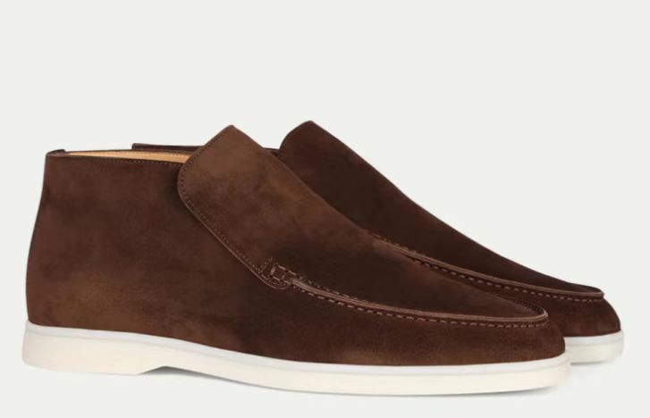 2025s 2024 New Men's Loafers British Style Lightweight Moccasins Size 48_voghion.com