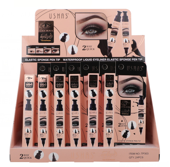 (Displaydoos) USHAS eyeliner TP303 waterdicht en duurzaam_voghion.com