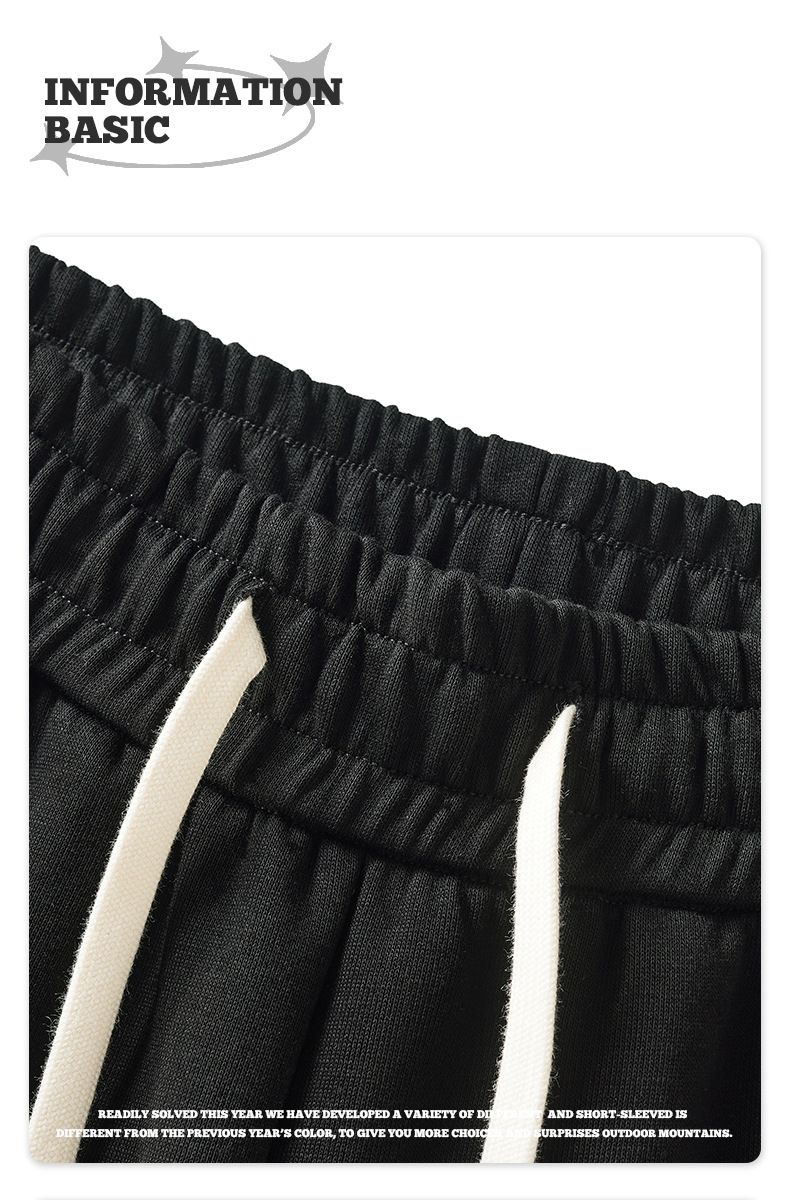 Férfi ruházat Tavaszi és őszi nadrágok Férfi 340 g-os nehéz, széles szárú, lezser nadrág_voghion.com