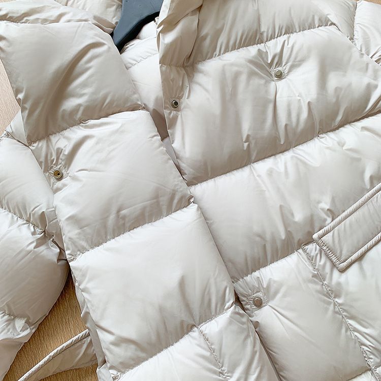 Women's Clothing Waist Slimming Down Jacket White Duck Down Thickened High End Niche Fashion Temperament_voghion.com