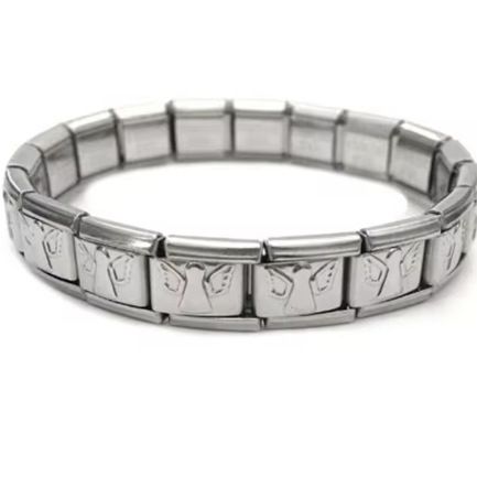 Gioielli e accessoriCinturino per orologio fai da te Modulo 18 sezioni Modello Bracciale elastico in acciaio inossidabile con ciondoli Seiko Italiani_voghion.com