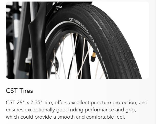 Bicicleta eléctrica JOBOBIKE Linda Lyon para mujer, motor central de 36 V y 250 W, diseño de cuadro bajo, cambio Shimano de 7 velocidades_voghion.com