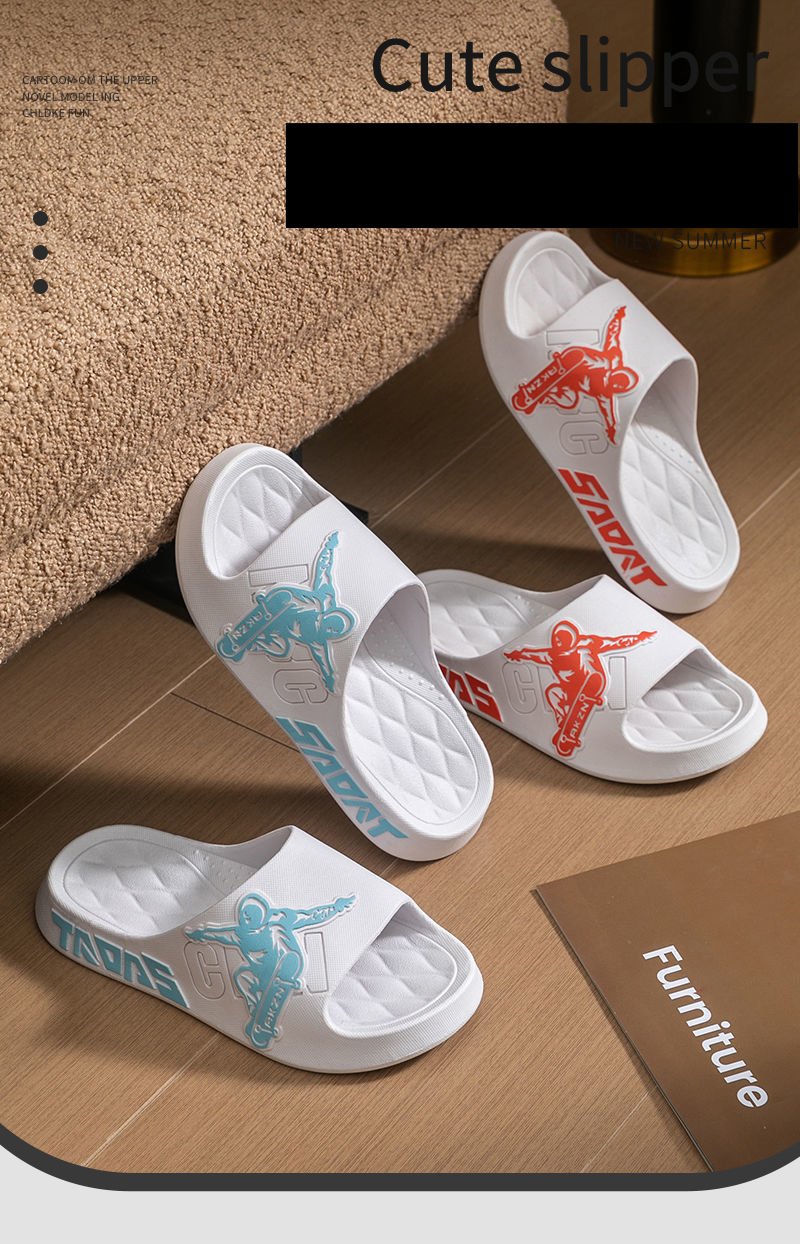 Pantofole per mamma e bambino, per bambini e bambine, da bagno, antiscivolo, sandali per bambini_voghion.com