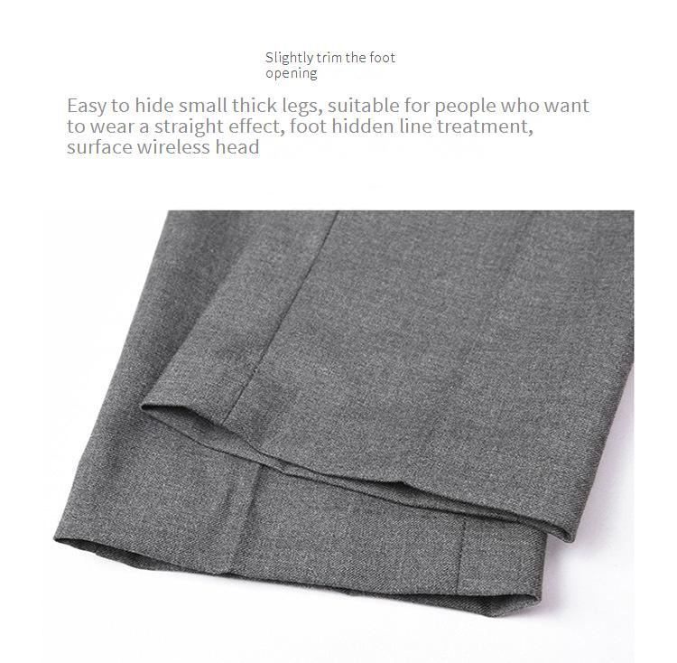 Women's Straight Leg Dress Pants - Mid Rise Office Trousers With Stretch, High Waist Professional Work Pants, Flowy Wide Leg Pants For Business Casual_voghion.com
