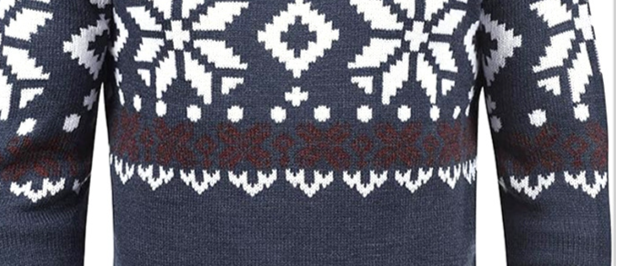 Erkek Slim Fit Örgü Kazak | Vintage Esintili Yarım Fermuarlı Kazak | Kışlık Günlük Dokulu Kazak (Düz Renkler)_voghion.com