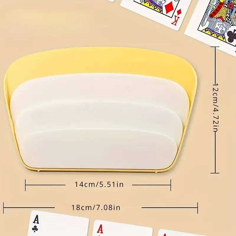 1Pc Plastic Card Holders For Poker, Playing Cards, Family Game Night, Poker Parties - Durable Card Stand For Adults_voghion.com