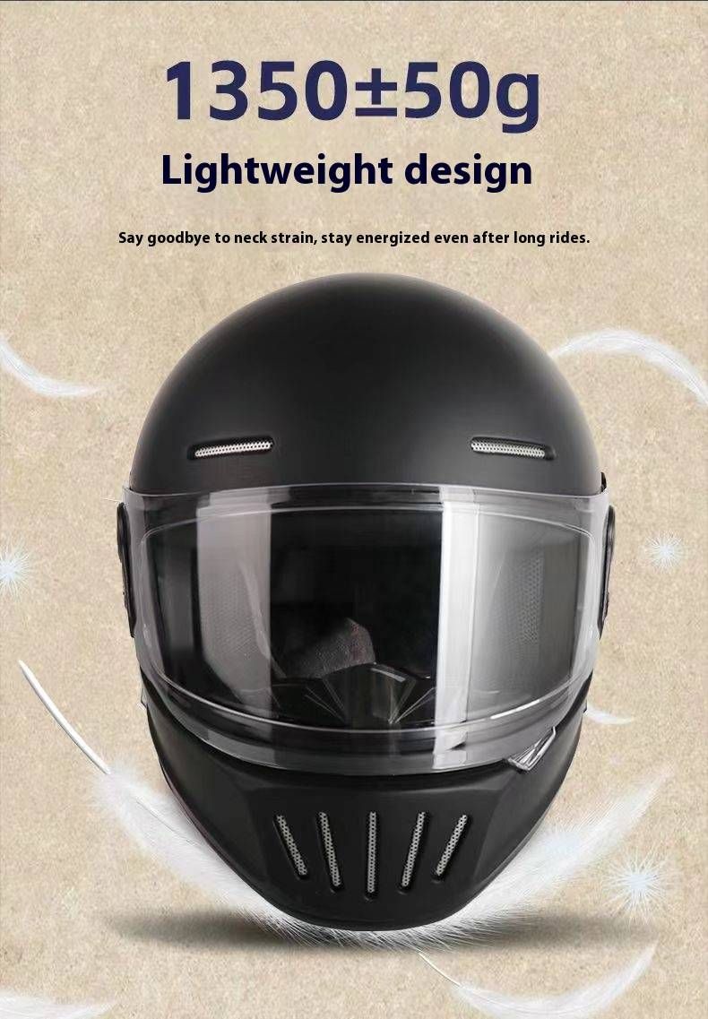 3C-gecertificeerde retro integraal motorhelm met Bluetooth - klassiek "varkenssnuit"-ontwerp voor cruiser- en scooterrijders_voghion.com