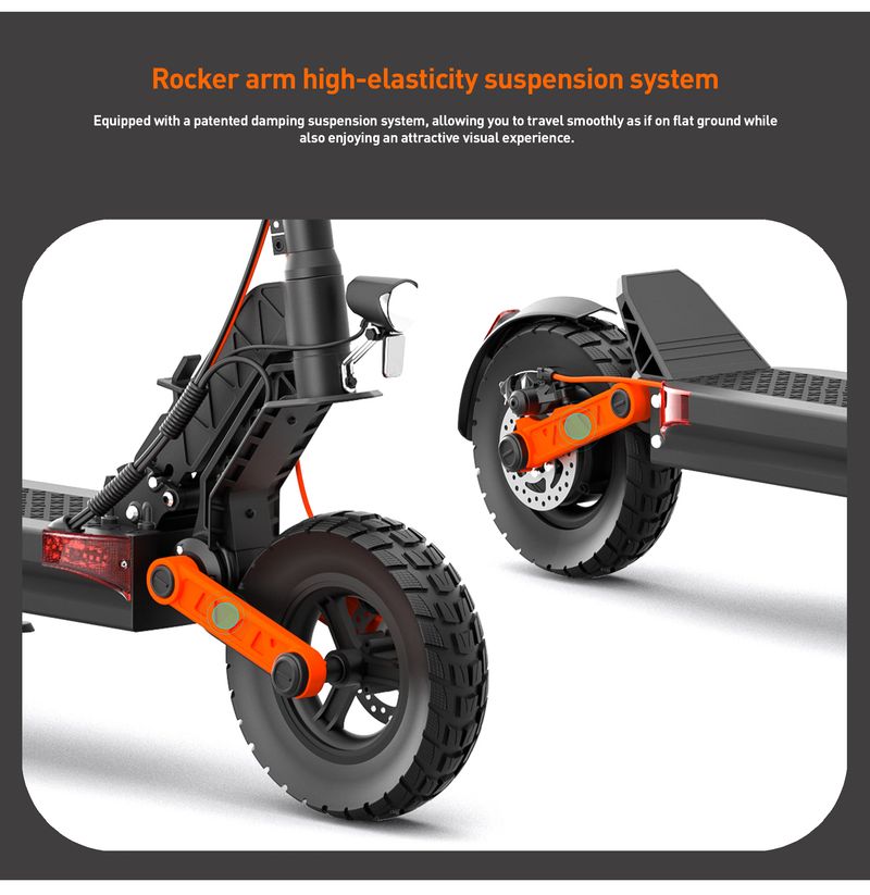 JOYOR S8 Electric Scooter 600W Motor 48V26AH Battery With Turn Signal E-Scooter Adult City Commuter Fold Travel Scooter 10 Inch_voghion.com