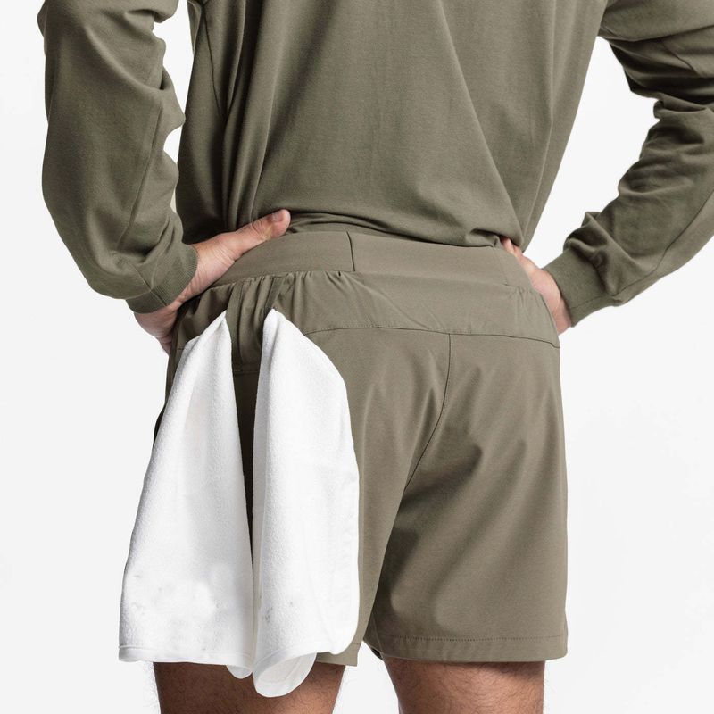 Shorts de gimnasio de 12,7 cm para hombre: malla transpirable para entrenamiento de verano (tejido elástico, secado rápido y ligero)_voghion.com