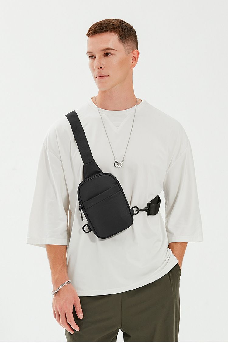 „Crossbody“ krepšys Vyriškas naujas krūtinės krepšys._voghion.com