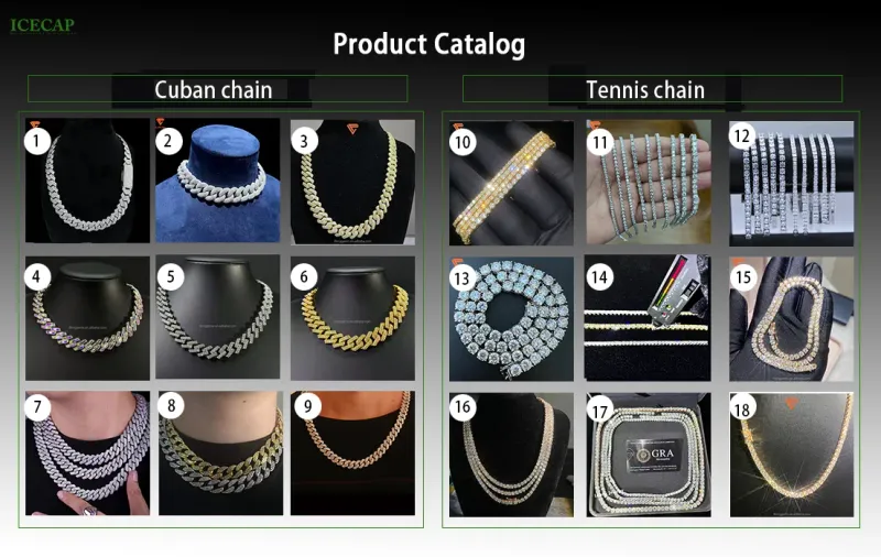 su 8 Custom Sliver 6 VVS Iced Out Donna e Uomo Hip Hop Gioielli Denti Dia Moissanite Grillz_voghion.com