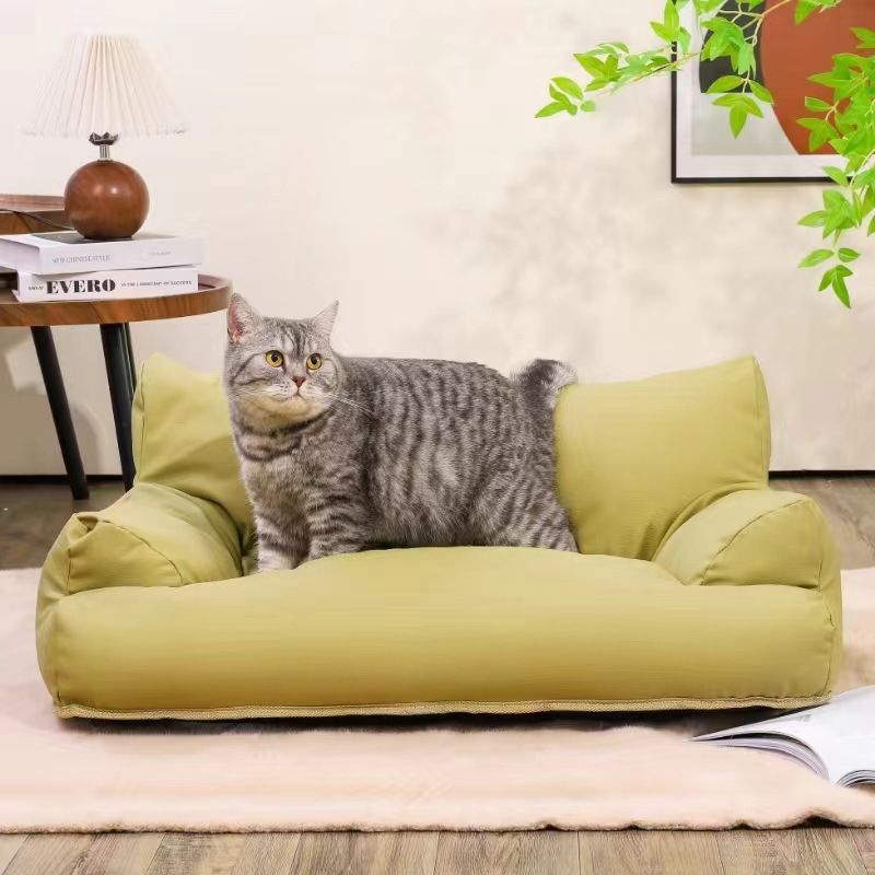 Nuovo cuscino per animali domestici in tessuto tecnico di alta qualità, divano, cuccia per cani e gatti, universale per tutte le stagioni_voghion.com