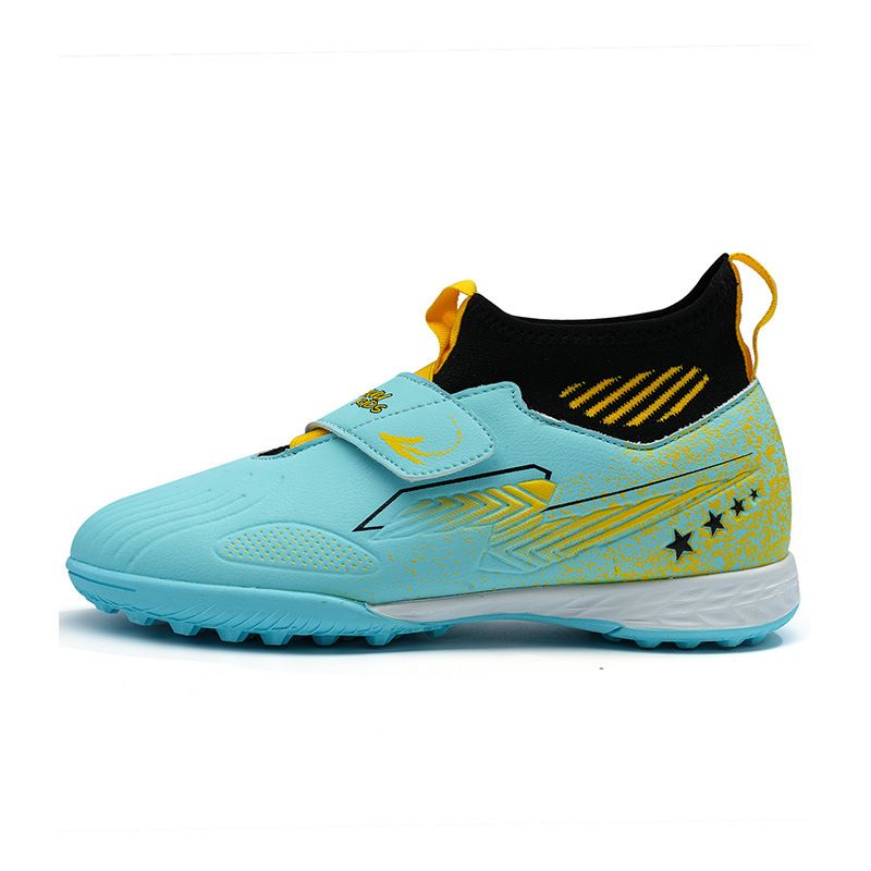 Lacci anti-allacciatura in pelle Venzu Ultrafine Fiber per adolescenti, tacchetti antiscivolo, scarpe da calcio per allenamento giovanile_voghion.com