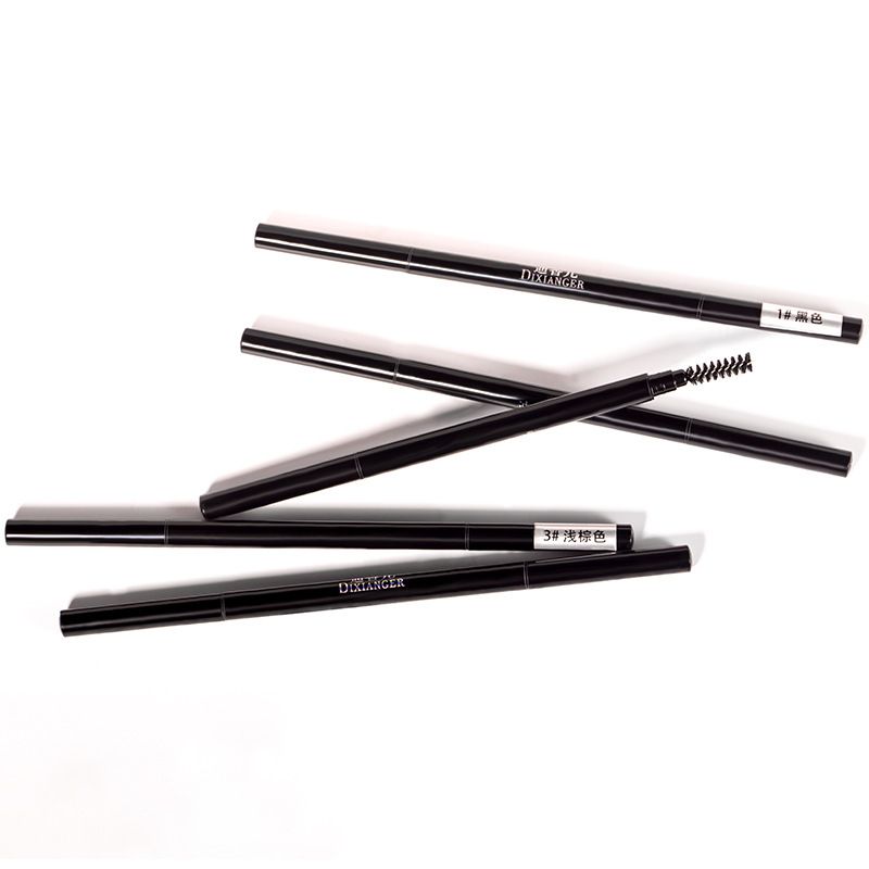 HLLR Double Headed Extremely Fine Eyebrow Pen for Female Students, with a fine core that is waterproof, sweat resistant,_voghion.com