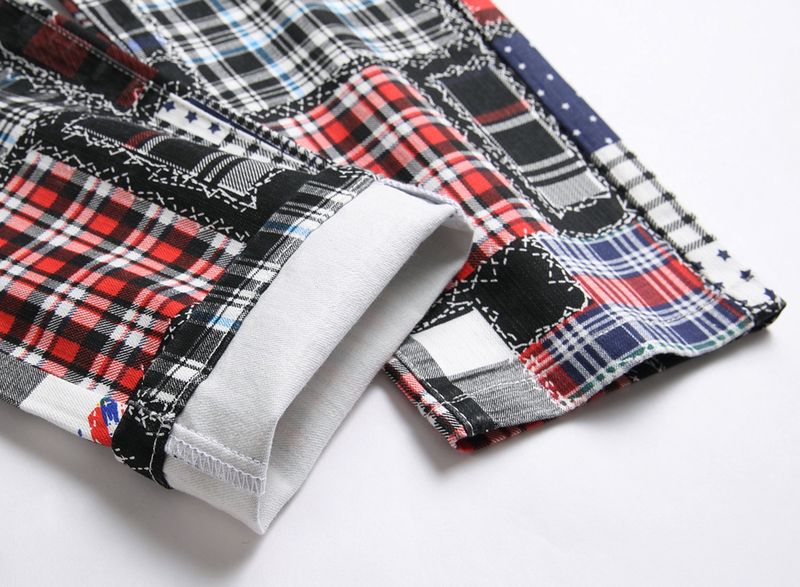 High-end 3D-jeans, witte slim fit, kleine rechte buis, katoenen elastische print, veelzijdige en minimalistische herenkleding_voghion.com