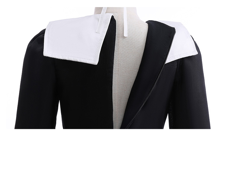 Girls Cosplay Wednesday Waitress Dress Dress Three-piece Long Dress Suit_voghion.com