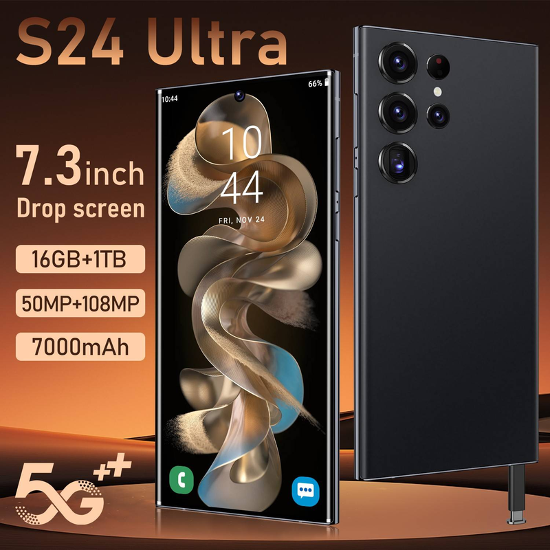 New Smartphone S24 Ultra Large Screen 16+1T Smartphone_voghion.com