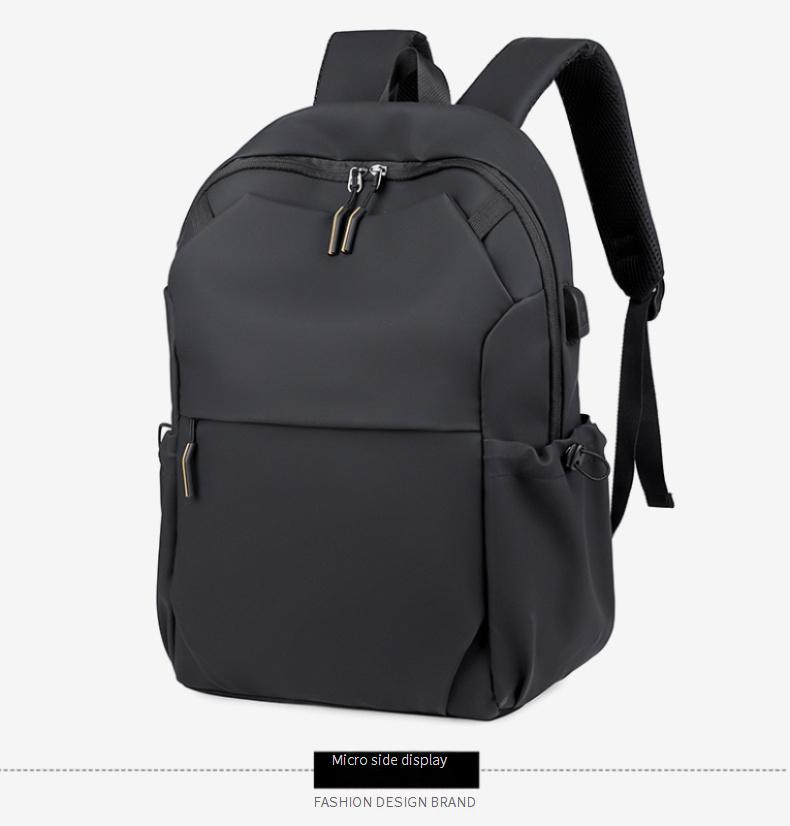 Men's Business Backpack With USB Charging Port, Large Capacity Waterproof Laptop Backpack For Travel & Work, Anti-Theft & Shockproof Commuter Bag_voghion.com