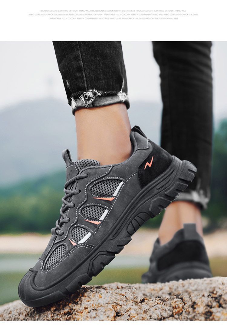 Yapısı Rahat Kaymaz Aşınmaya Dayanıklı Moda İş Ayakkabıları_voghion.com