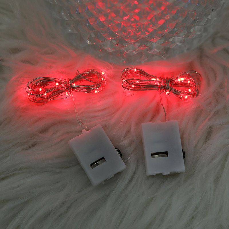 LED Copper Wire Fairy Lights – 3 Modes, Battery Operated, Flexible String Lights For Gift Boxes, Balloons & Party Decor_voghion.com