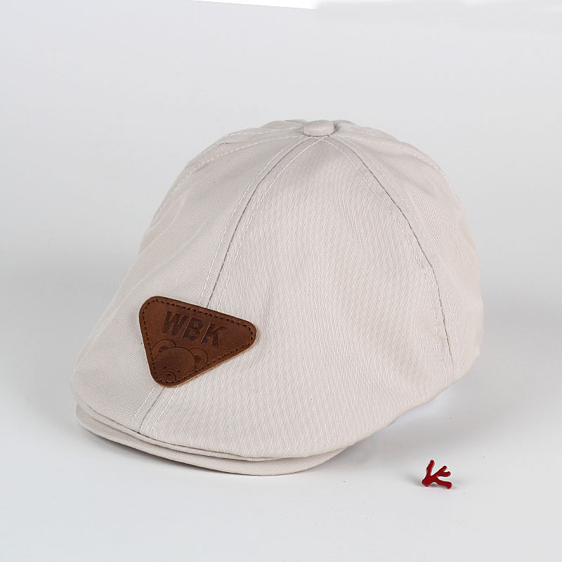 Children's Summer new style infant clothing, children's crawling clothes, triangle khaki + hat multi-piece set, gentleman's clothing_voghion.com