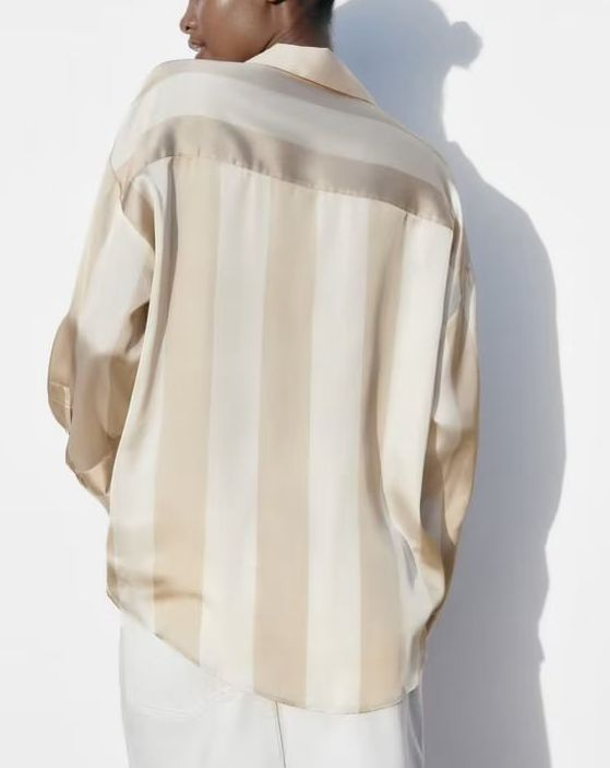 Women's multi-color striped shirt Spanish _voghion.com