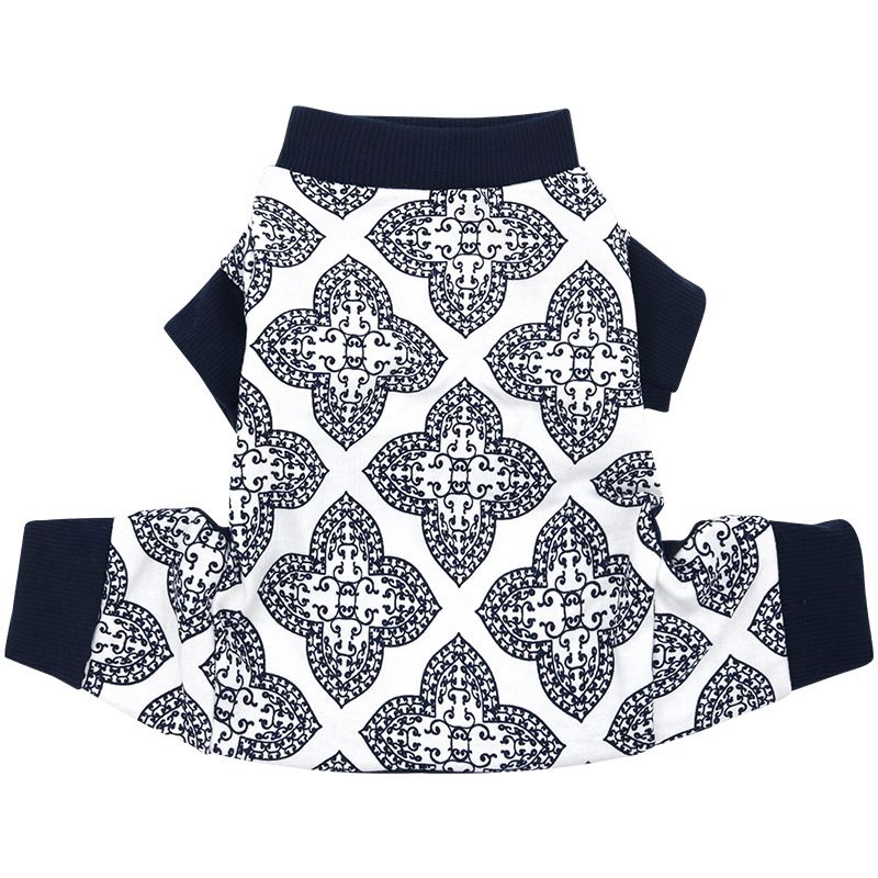 Four-Legged Belly Protection Clothes Spring And Pet Teddy Bichon Pomeranian Cat Small Dog Autumn Pajamas_voghion.com