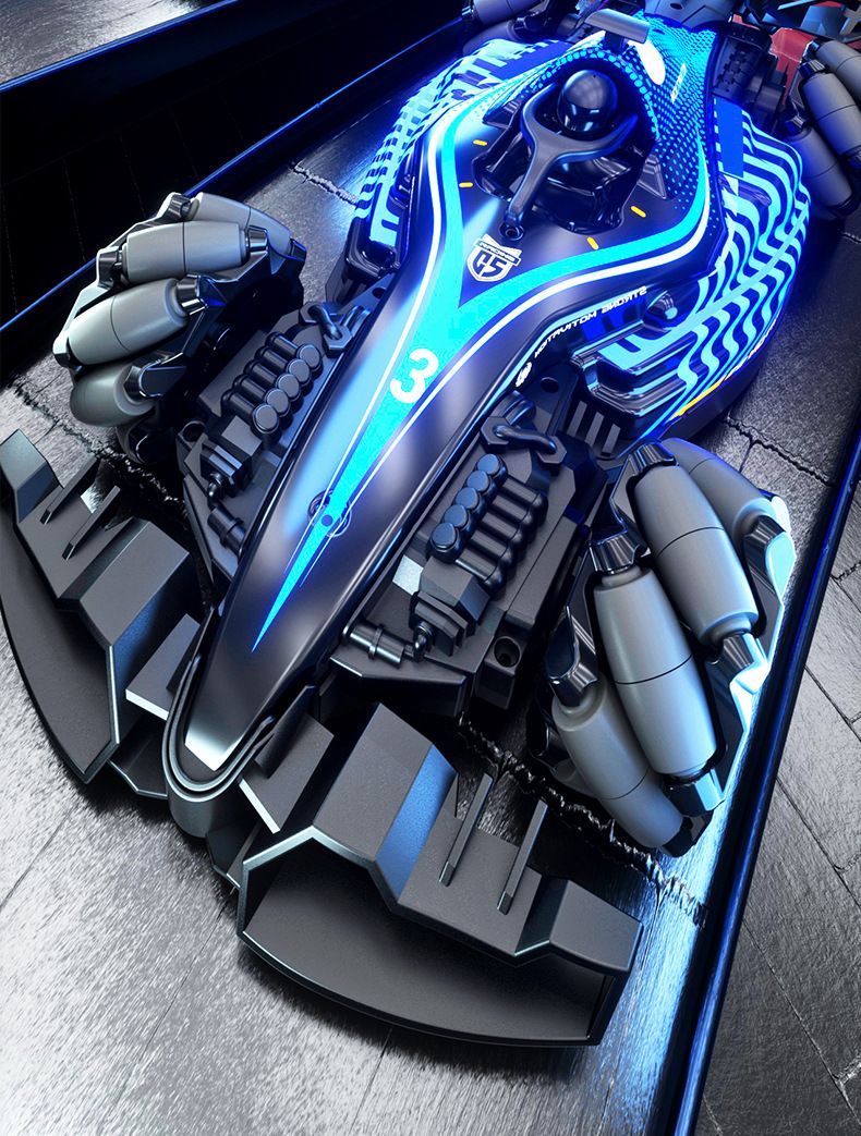 Jauns Spray Light tālvadības auto, četru riteņu piedziņa, konkurētspējīgs ātrgaitas drifta rotējošs triku auto_voghion.com