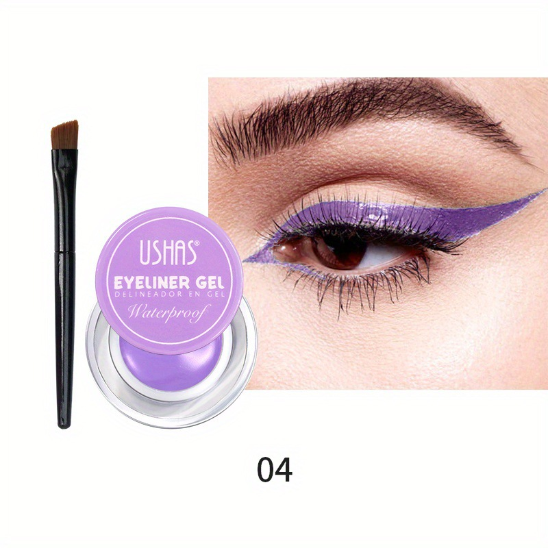 USHAS6 kleur superfijne eyeliner kwast en kleurstof wenkbrauw make-up oogschaduw crème_voghion.com