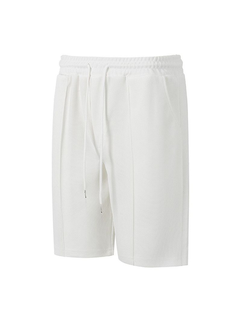 Pantaloni da spiaggia casual tinta unita ad asciugatura rapida da uomo, modello estivo 2025, di alta qualità e di alta qualità._voghion.com