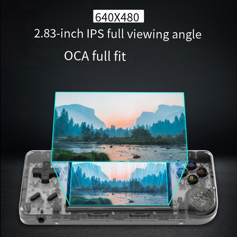 Video Game Consoles AMPOWN RG28XX Portable Retro Handheld DC Game Console Multimedia Handheld Nostalgic Arcade PSP_voghion.com