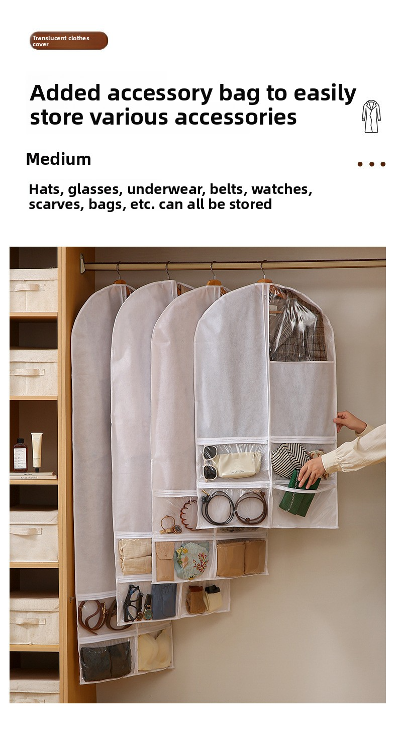 RYYD Premium Suit Bag - Dustproof Wedding Storage|OEKO-TEX|Hanger Included_voghion.com