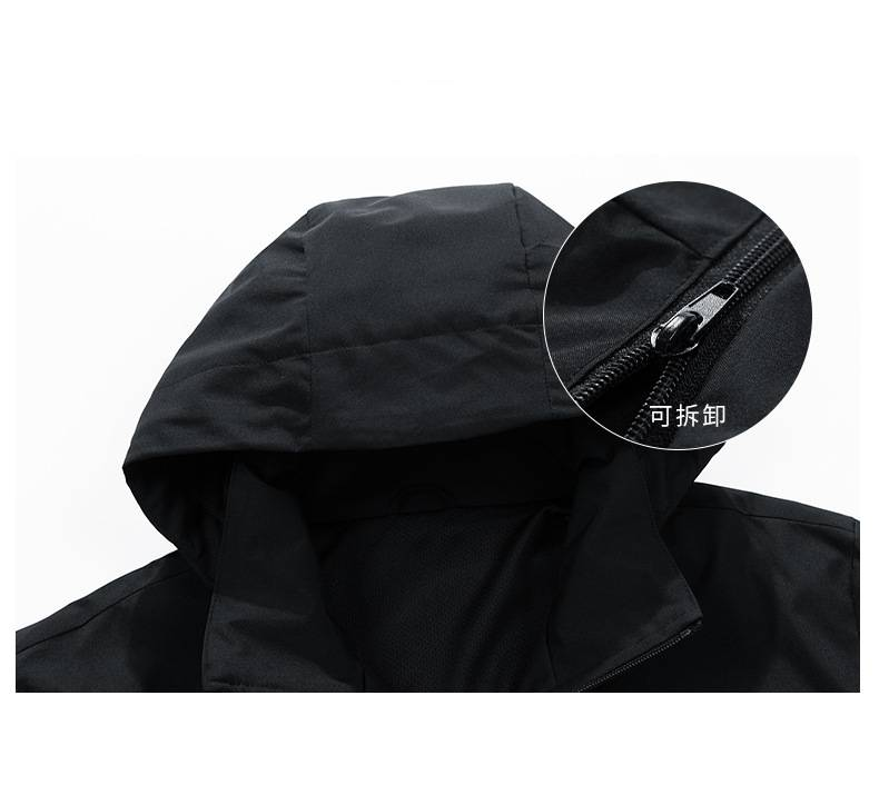 Leichte, wasserdichte Windjacke mit Kapuze für Herren – atmungsaktiver Outdoor-Sportmantel zum Wandern, Laufen und für den Alltag_voghion.com