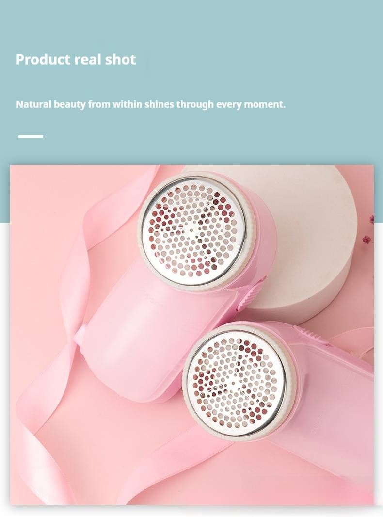 USB-Powered Fabric Shaver – Electric Lint Remover For Clothes & Sweaters | Portable Fuzz Shaver With LED Light & Replacement Blades_voghion.com