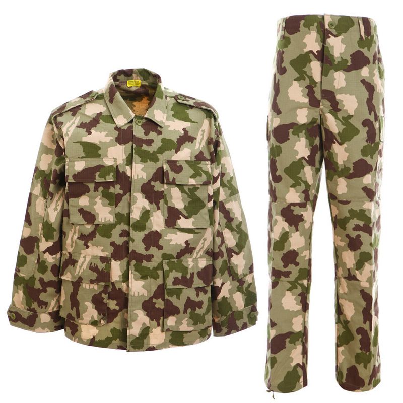 Military Tactical Camo Uniform Set - Durable Outdoor Combat Training Suit For Men & Women - Multi-Terrain Camouflage_voghion.com