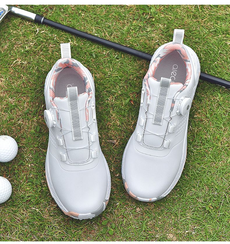 Golf Shoes For Men And Women With Waterproof Rotating Buttons, Couple's Golf Shoes, Casual Sports Shoes_voghion.com