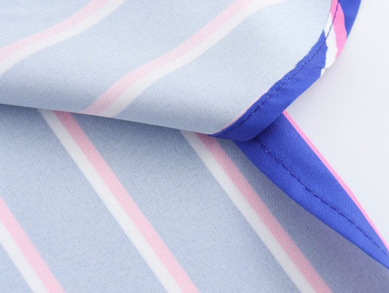 Women's 2024 summer new striped loose shirt straight leg pants set_voghion.com