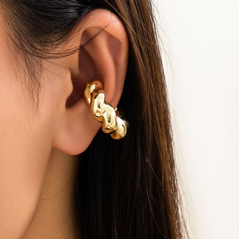 1 Piece 3 Pieces Set Elegant U Shape Plating Alloy Ear Cuffs_voghion.com